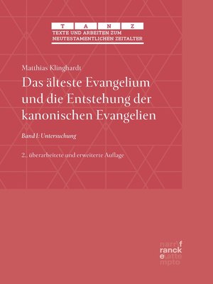 cover image of Das älteste Evangelium und die Entstehung der kanonischen Evangelien